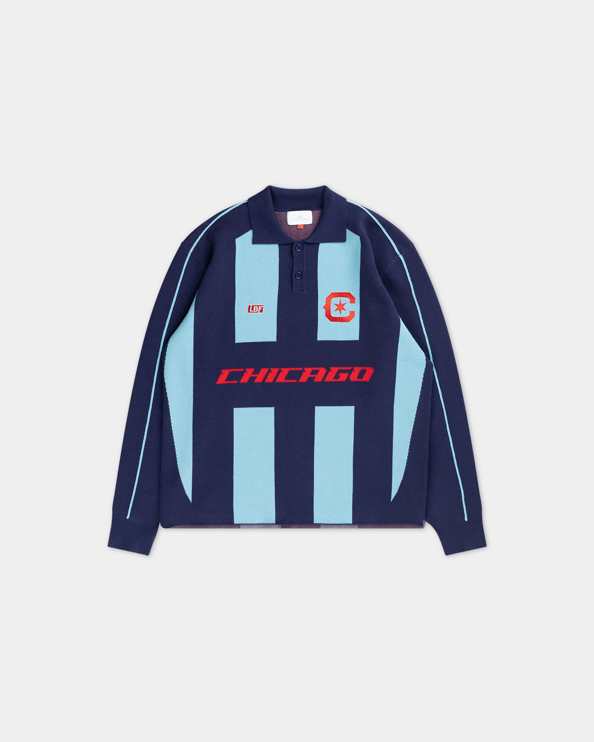 Chicago Fire Rossi LS Knit Polo