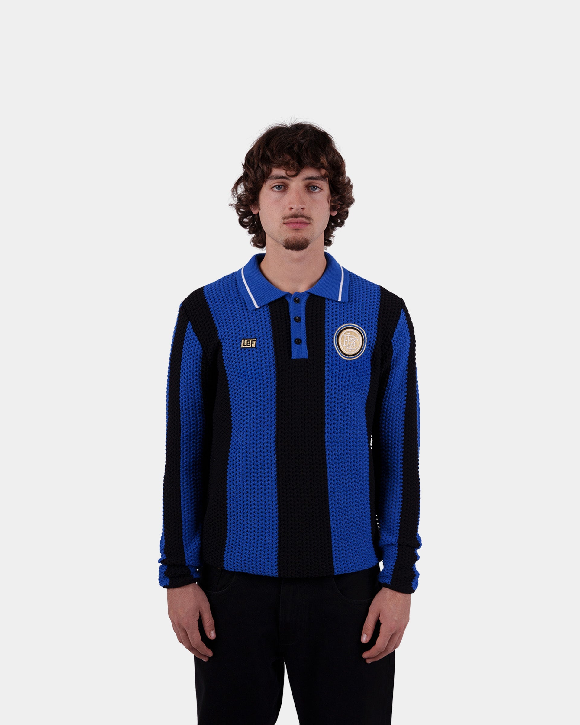 Derby di Milano LS Knit Polo - Inter