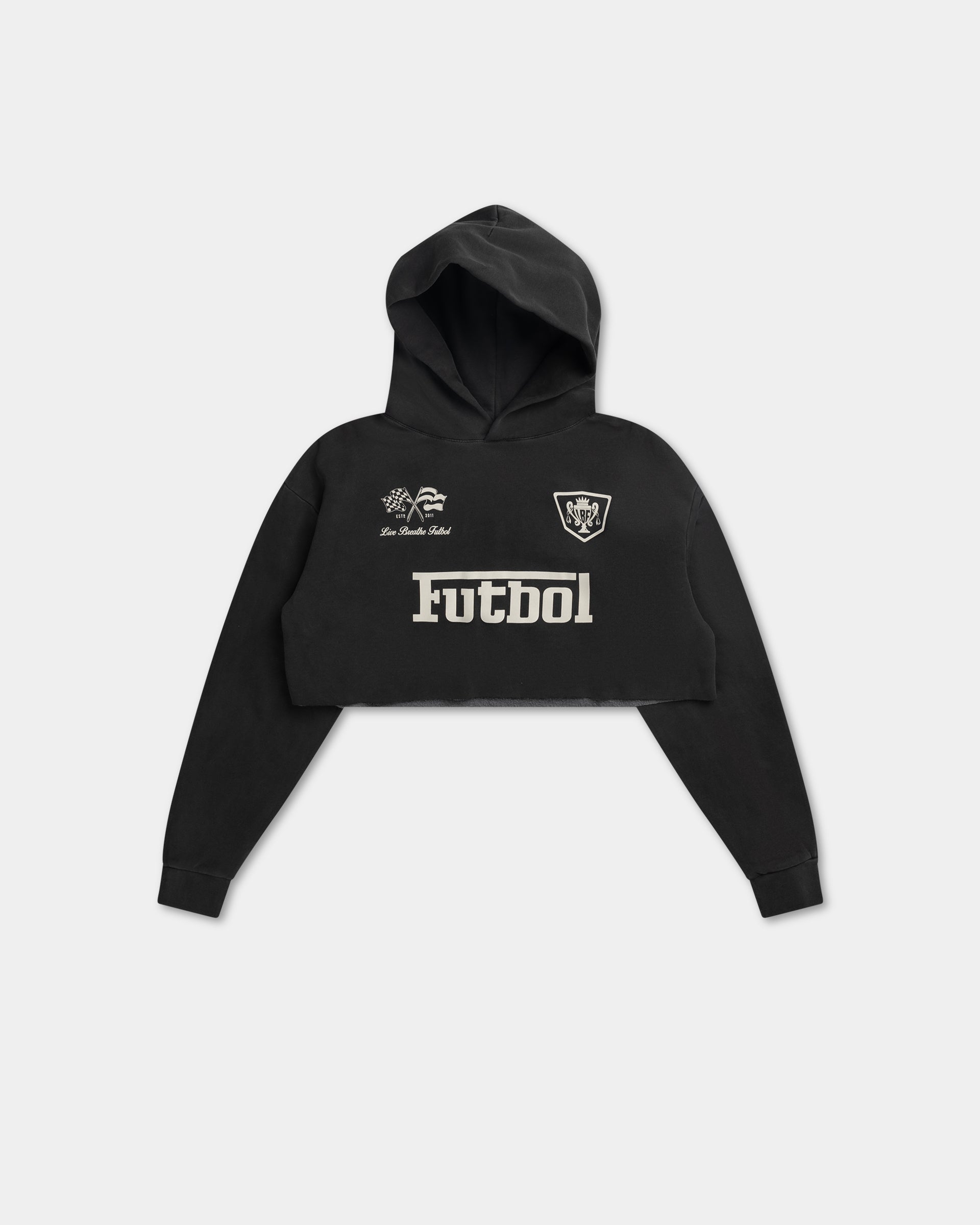 Maranello Cropped Pullover Hoodie