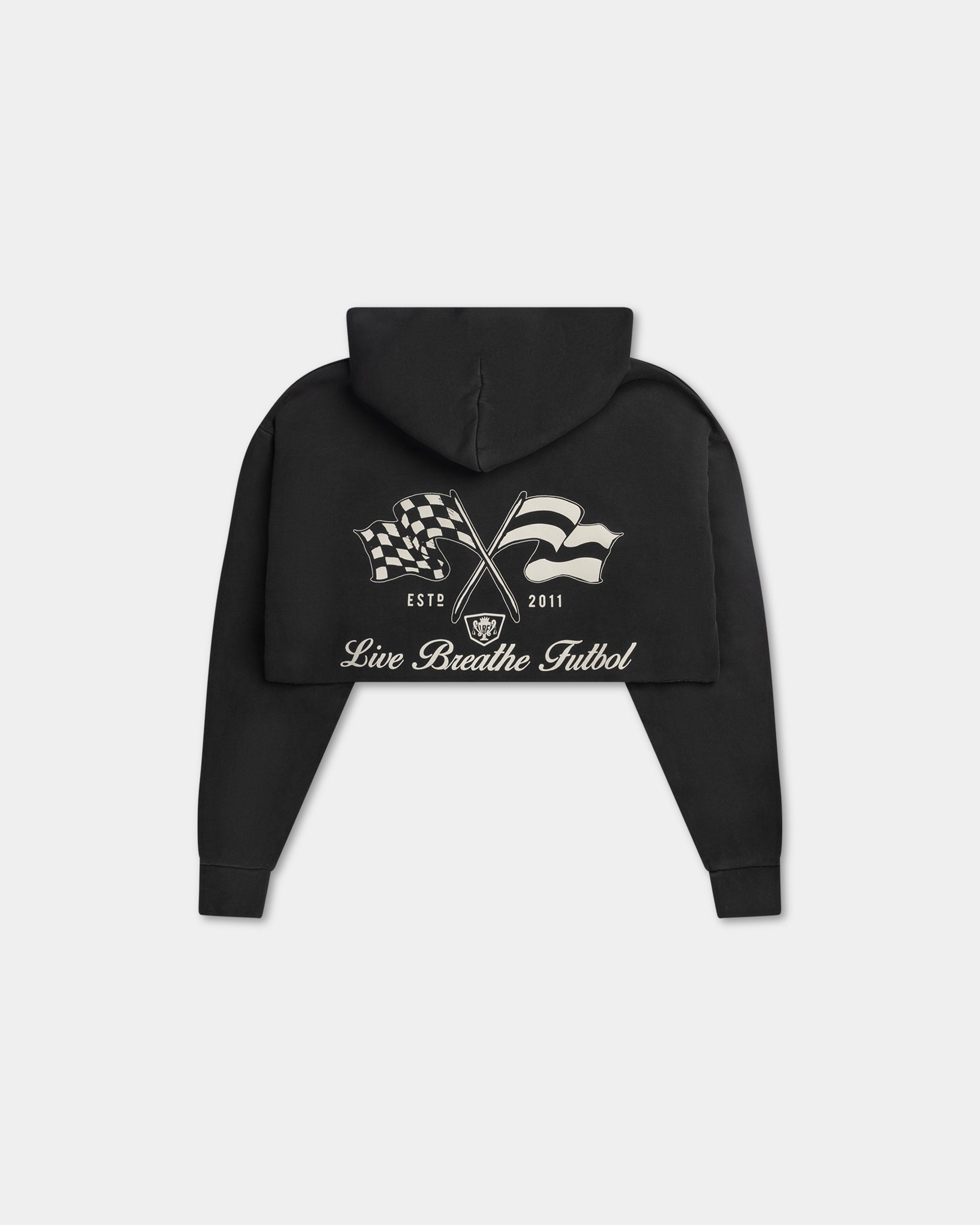 Maranello Cropped Pullover Hoodie