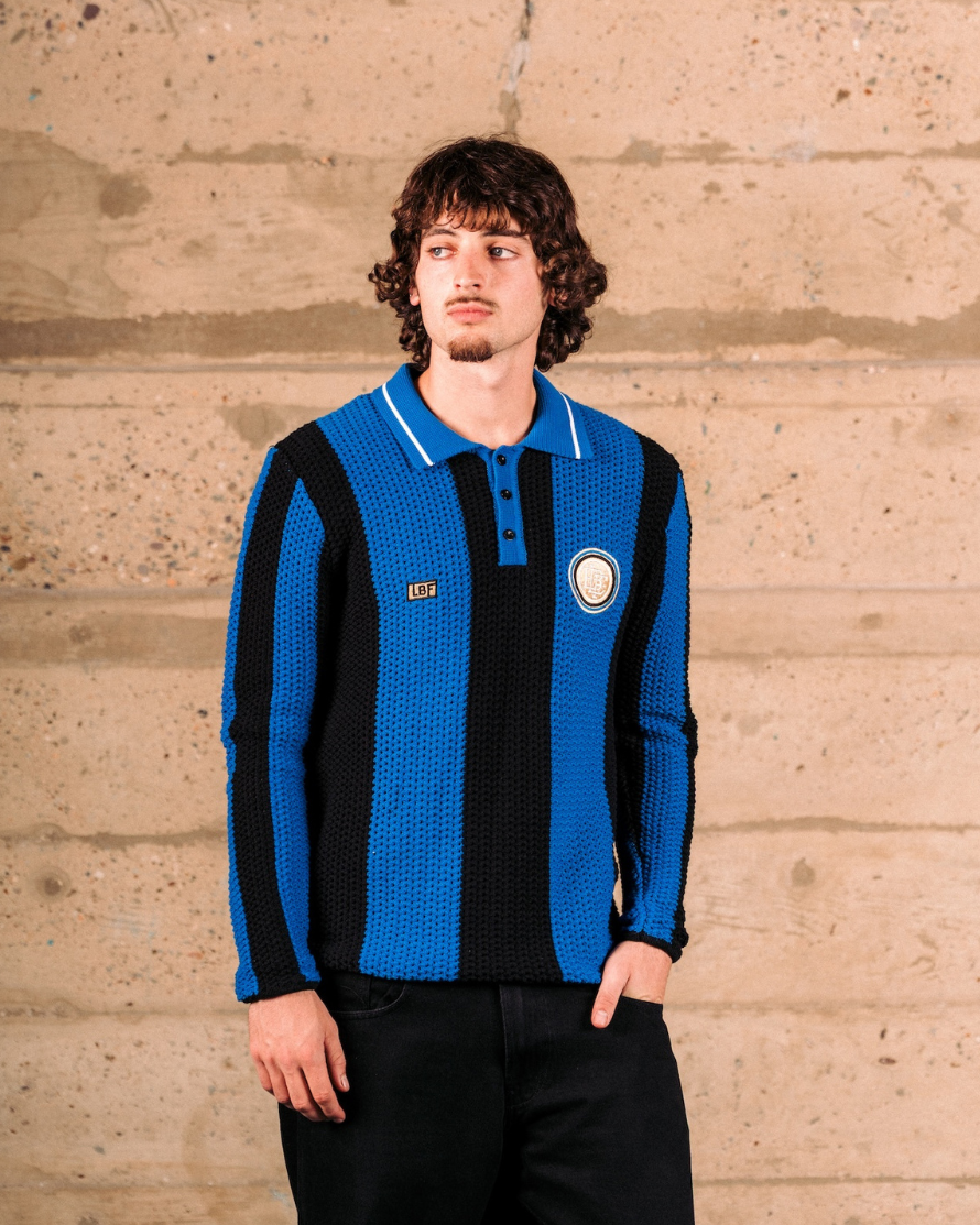 Derby di Milano LS Knit Polo - Inter