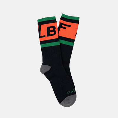 Box Logo Socks (Black/Red/Green)