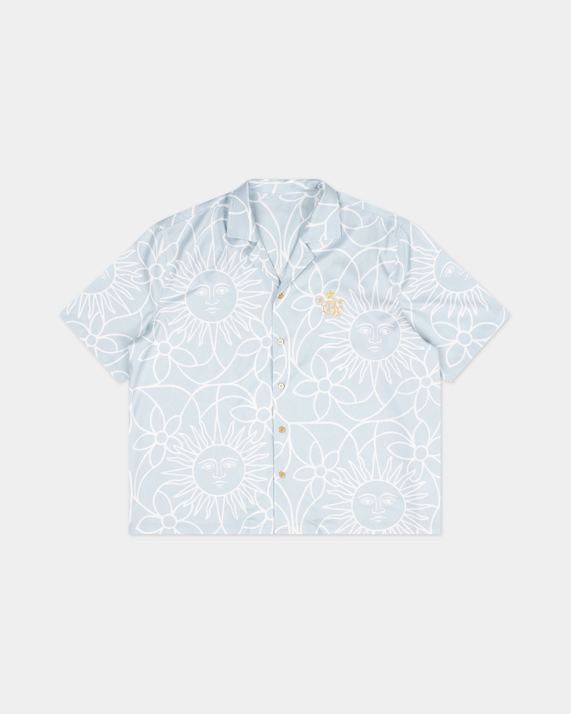 Floral Sun Glass SS Camp Collar Shirt