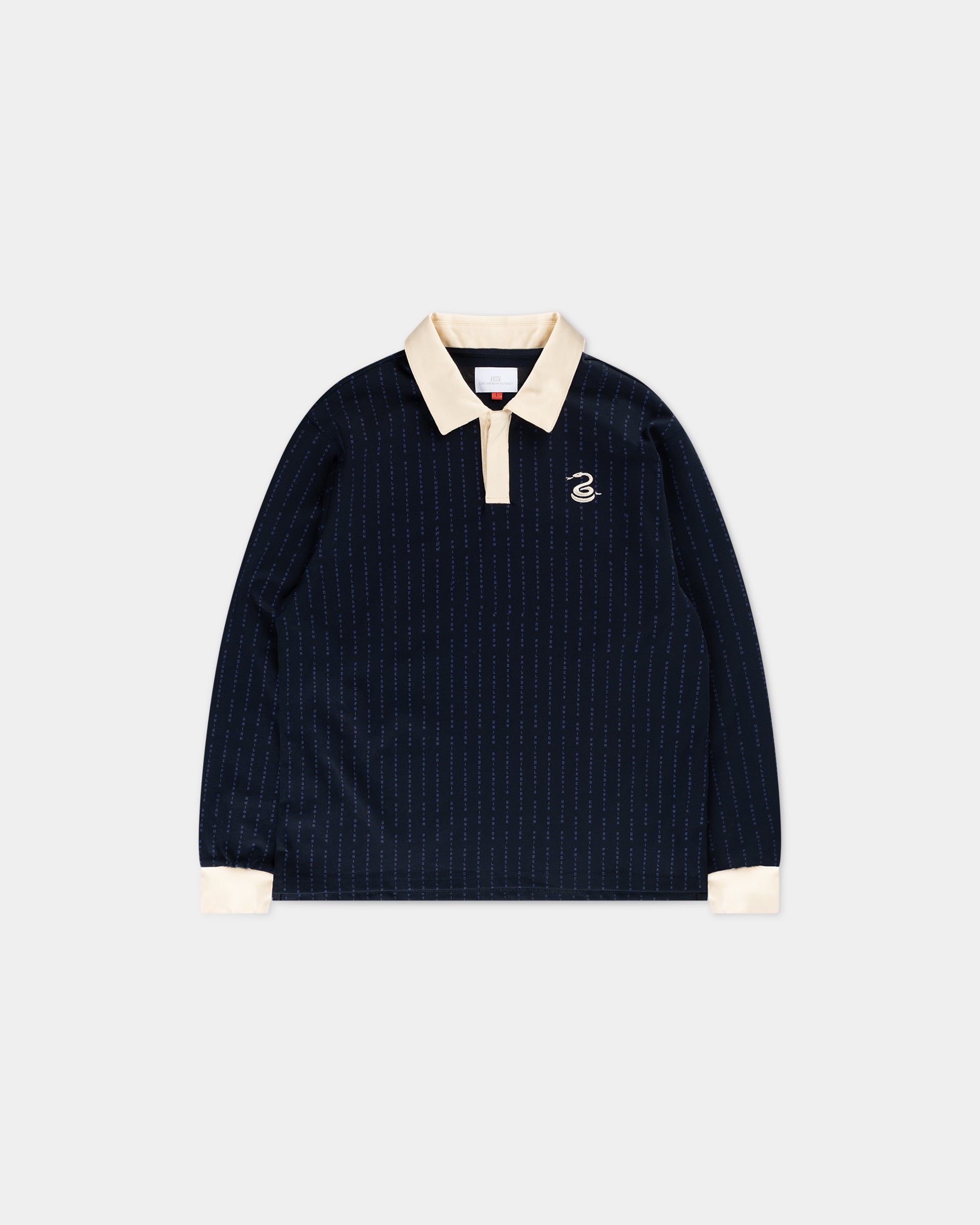 Philadelphia Union Sneaky Pinstripe LS Rugby Shirt