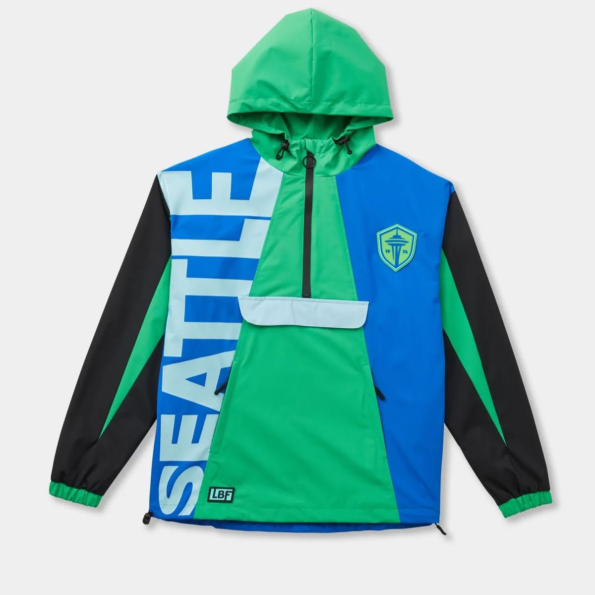 ジャケット・ブルゾン FCRB TRAINING ANORAK SPONSORED FRGMT130 SAVS X Adapt :: State of Mind (Men's Black/Orange Anorak Jacket