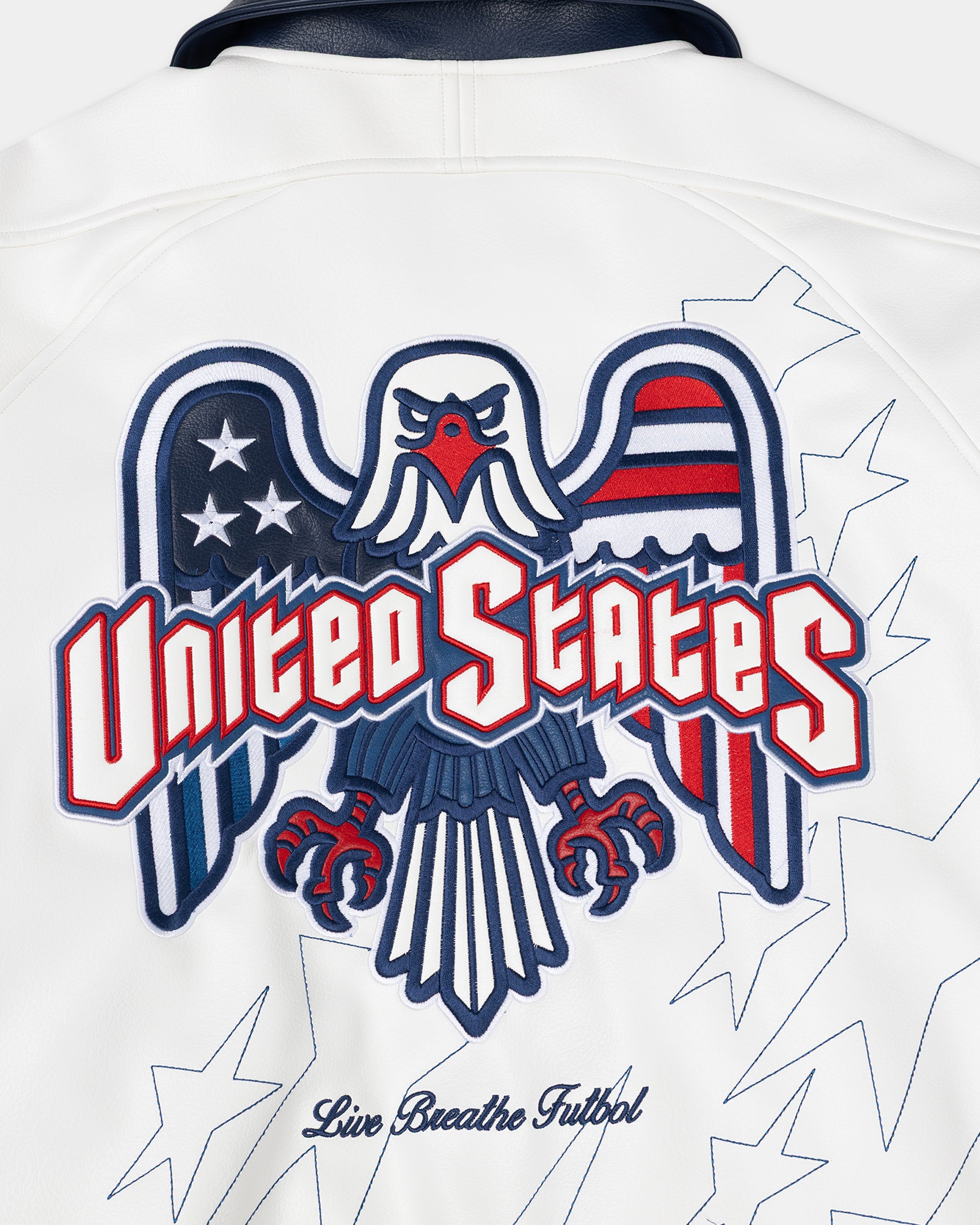 American Futbol Collared Letterman Jacket