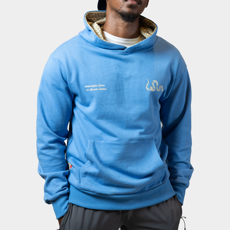 Philadelphia Union Crest Pullover Hoodie Live Breathe Futbol