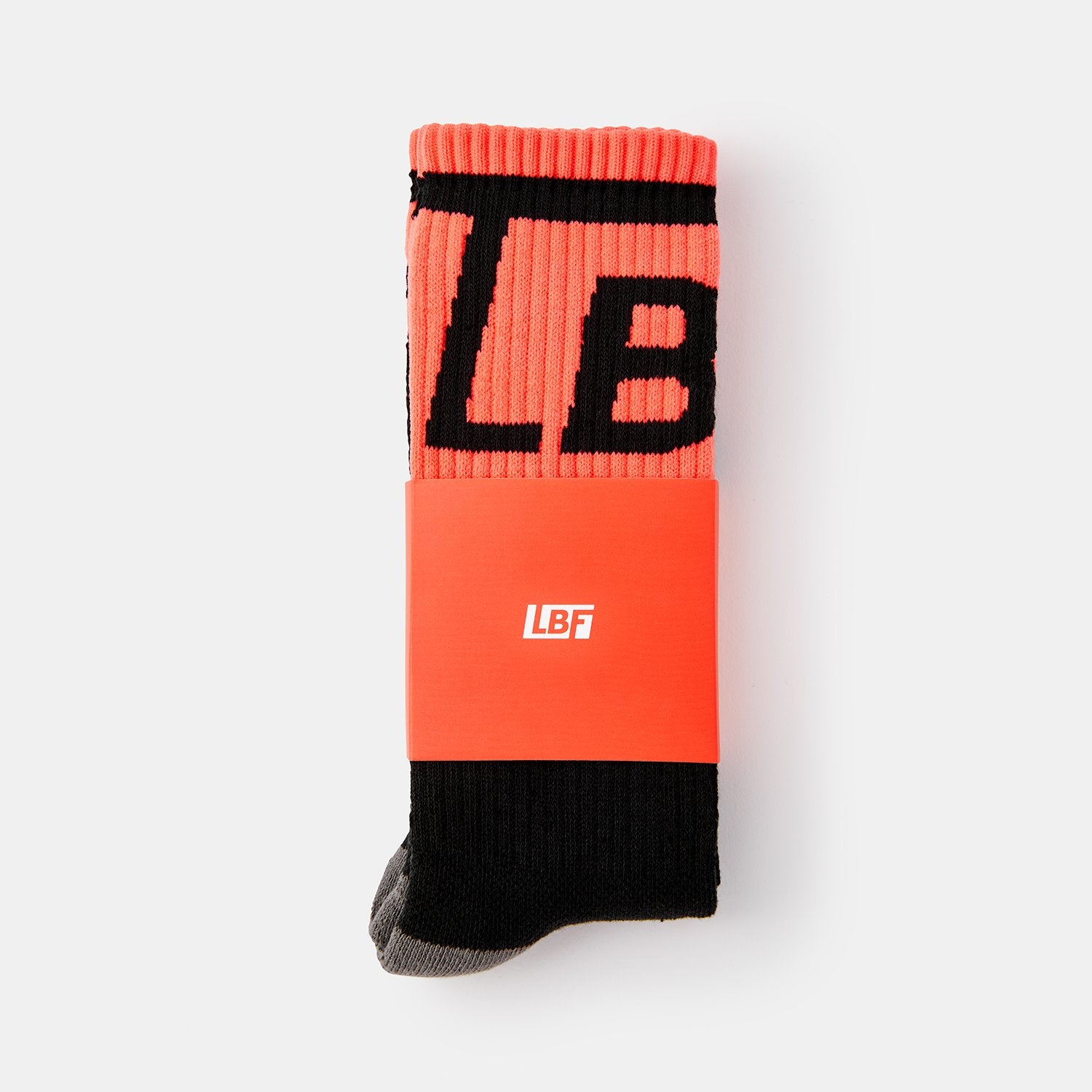 Box Logo Socks (Black+Red)