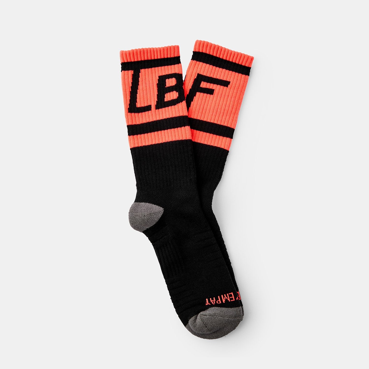 Box Logo Socks (Black+Red)