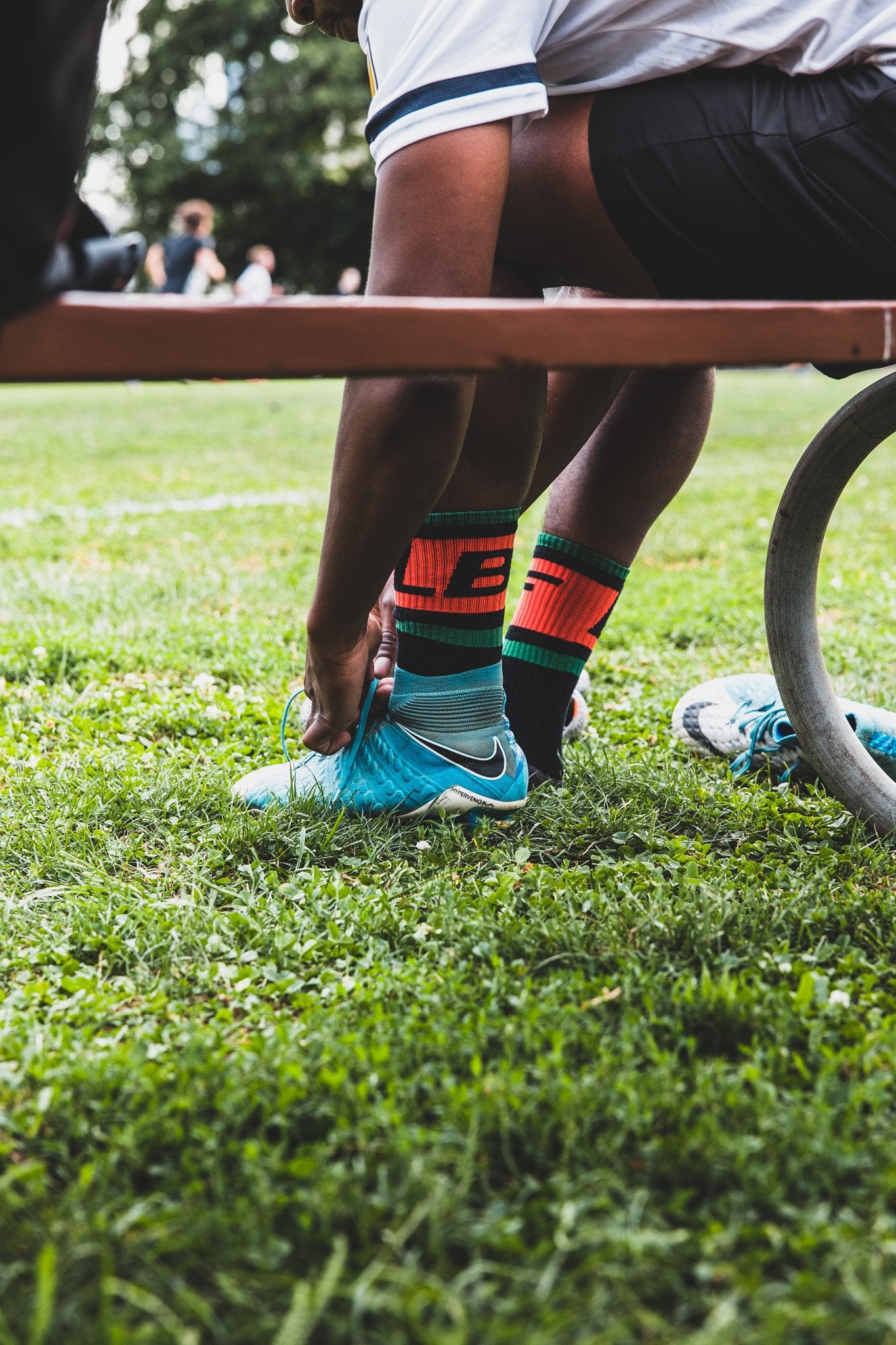 Box Logo Socks (Black/Red/Green)